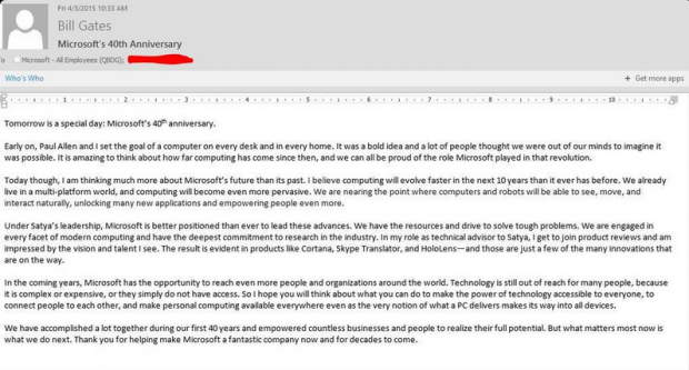 bill gates email