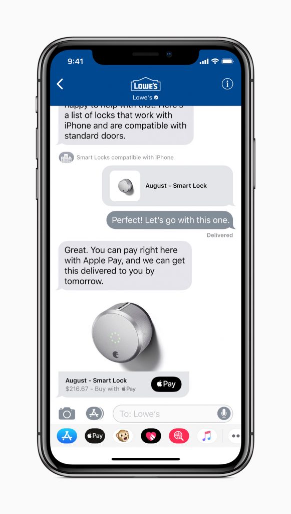 iPhone_X_Apple_Business_Chat
