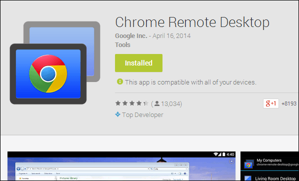 Google Chrome Remote Desktop For Android Install Techwire